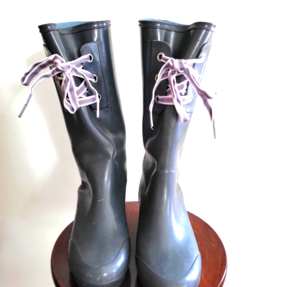 Sperry Wedge-Heeled Rain Boots